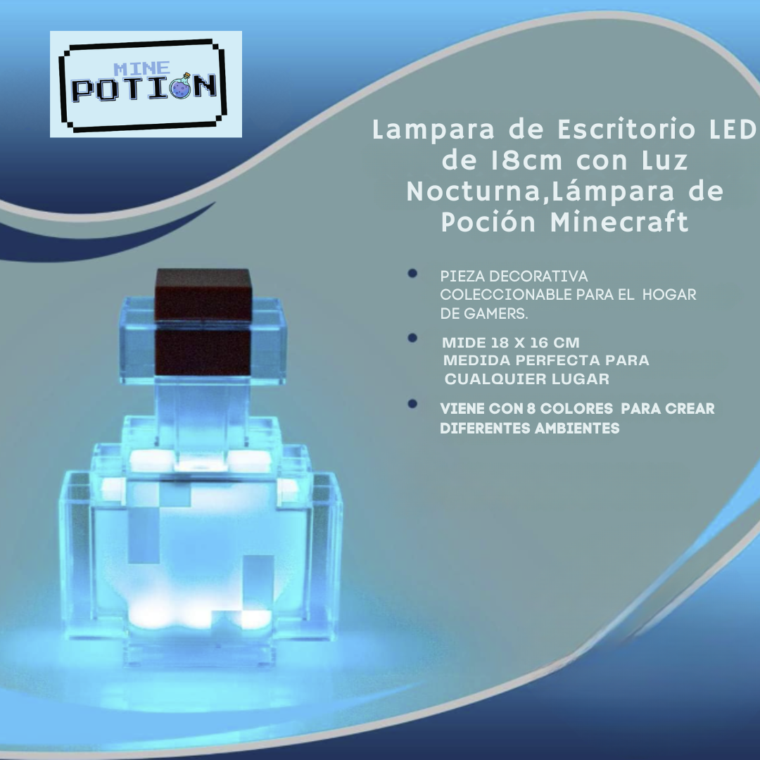 Lampara Poción Minecraft