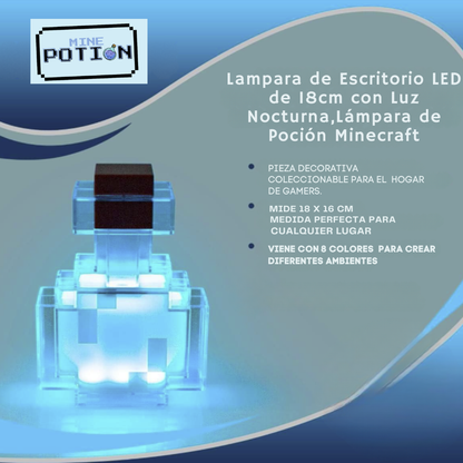 Lampara Poción Minecraft